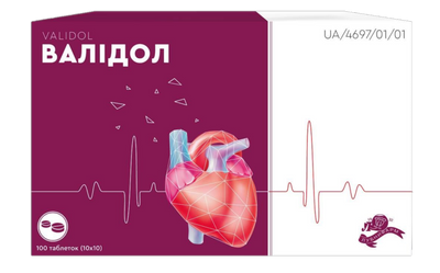Валідол-Лубнифарм табл. 60мг N100(10х10) блістер карт уп % 794800 фото