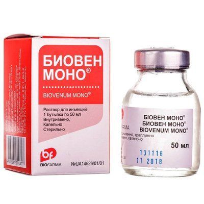 Біовен Моно р-н д / інфуз.5% 50мл №1 флакон * 486004 фото