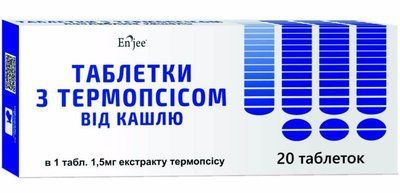 Enjee 1.5 мг № 20 таблетки с термопсисом 391701 фото