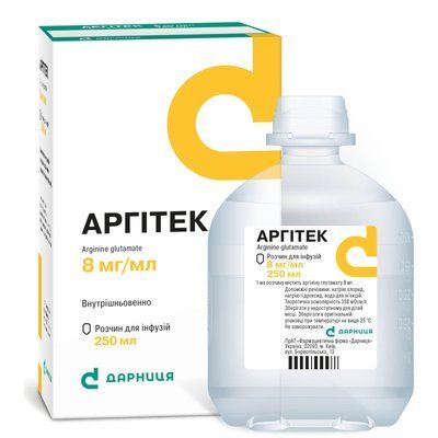 Аргітек р-н д / інф.8мг / мл 250мл фл 501672 фото