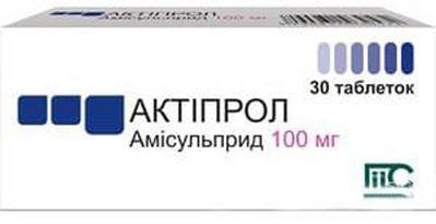 Актіпрол табл.100мг №30 (10х3) бліст.в картон.уп. 545351 фото
