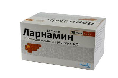 Ларнамин гранулы для орального раствора в саше по 3 г/5 г, 30 шт. 307714 фото