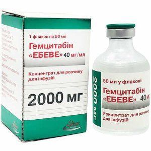 ГЕМЦІТАБ.ЕБЕВЕ Д/ІН40МГ/МЛ50МЛ 238340 фото