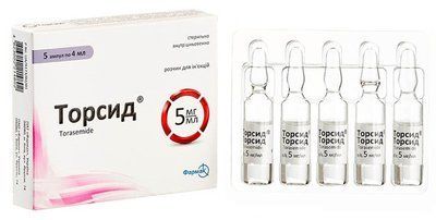 Торсид р-н д / ін.амп. 5 мг / мл 4мл N5* 127387 фото
