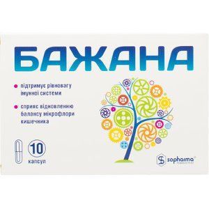 БАЖАНА Капсулы для энергии и бодрости, 10 штук 769874 фото