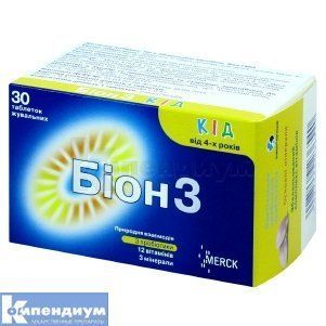Біон 3 Кід табл. N30 169316 фото