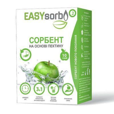 ІЗІ Сорбент EASYsorb на основ.пектину саше №10 дієт.доб. 676235 фото