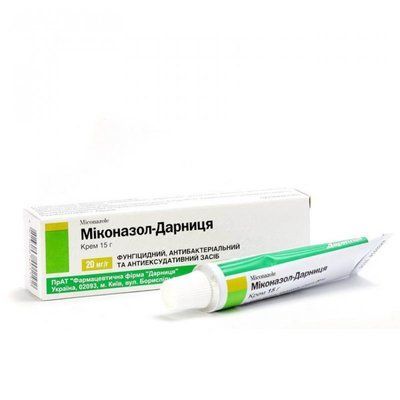 Міконазол-Дарниця крем 20 мг / г 15г туба карт.уп * 23469 фото
