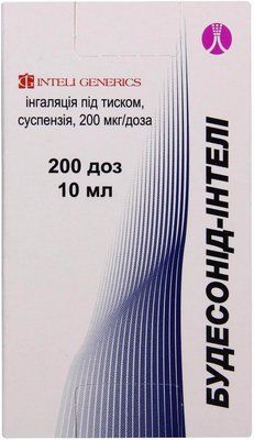 Будесонід-Інтелі інг.сусп.200мкг / доза 10мл 200доз *** 161313 фото