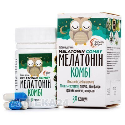 Мелатонин Комбі капс №30 Добавка дієтична 735042 фото