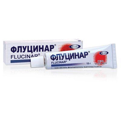 Флуцинар гель 0,025%, 15 г 11988 фото
